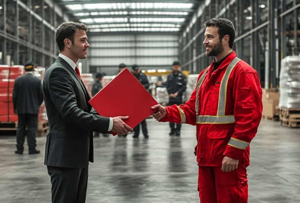 Equal Pay Zeitarbeit Equal Pay in der Zeitarbeit: Ein Personaldienstleister unterhält sich mit einem Mitarbeiter in Arbeitnehmerüberlassung